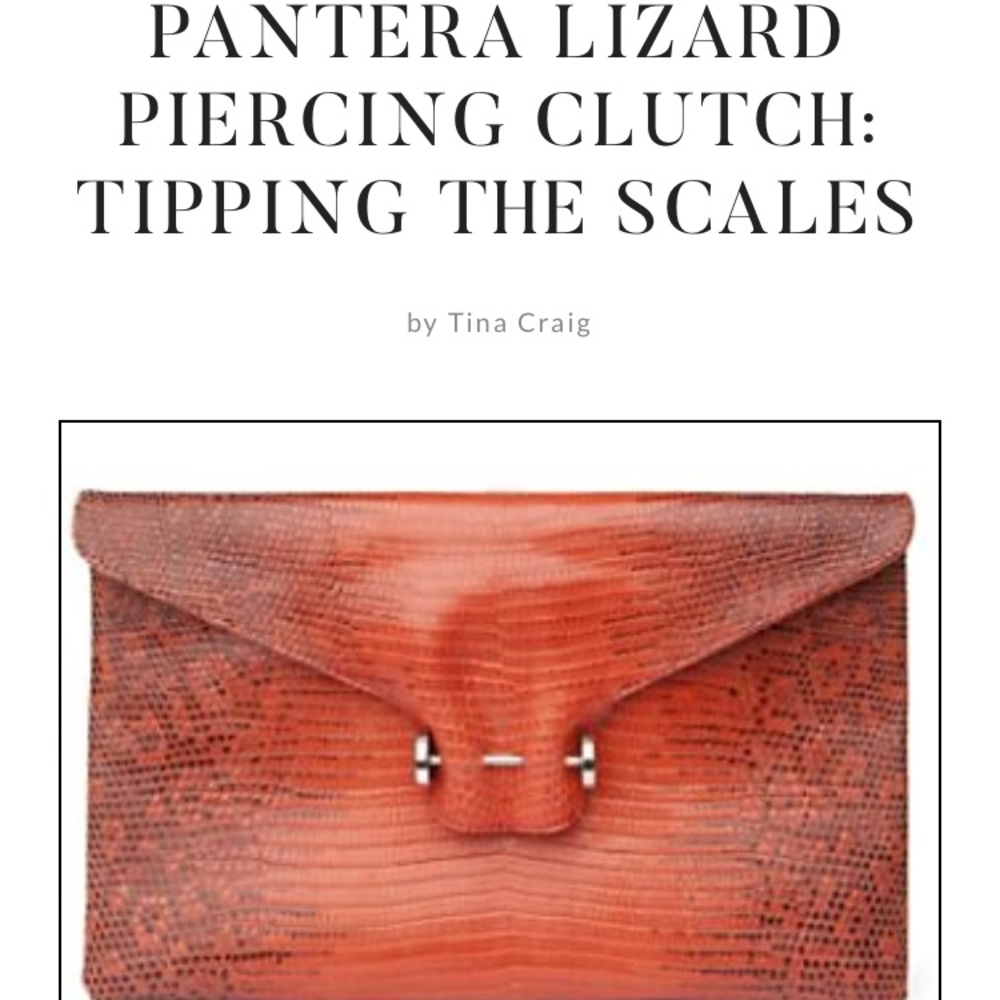 Pantera Piercing Lizard Clutch